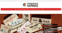 Desktop Screenshot of etiquetasexpress.com.mx